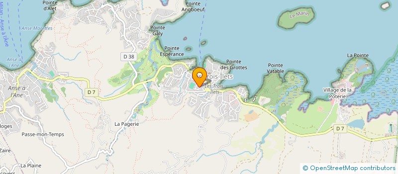 localisation de l'entreprise EVASION MARTINIQUE à LES TROIS-ILETS