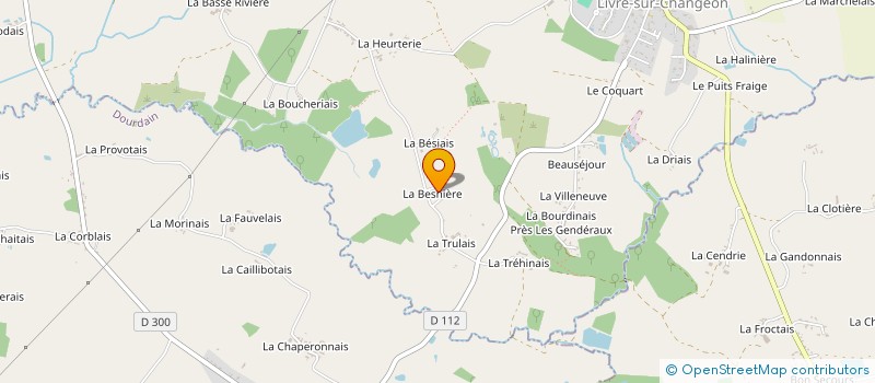 localisation de l'entreprise EVASION NATURE à LIVRE-SUR-CHANGEON