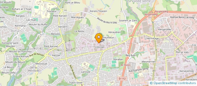 localisation de l'entreprise EVASION PAYS ACCUEIL LOISIRS à BREST