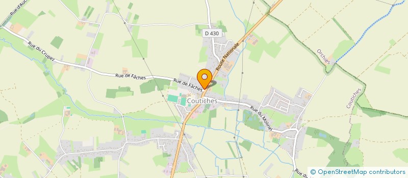 localisation de l'entreprise EVASION PAYSAGE  COUTICHES