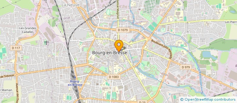 localisation de l'entreprise EVASION PISCINES à BOURG-EN-BRESSE