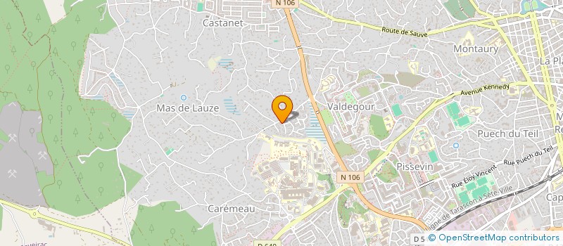 localisation de l'entreprise EVASION POUR TOUS à NIMES