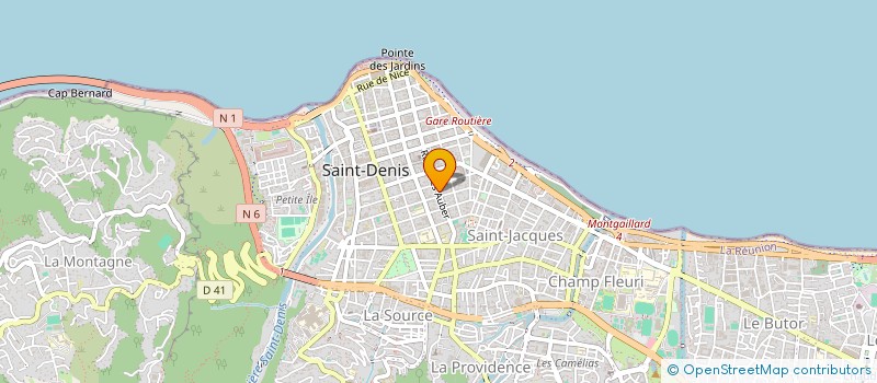 localisation de l'entreprise EVASION REUNION à SAINT-DENIS