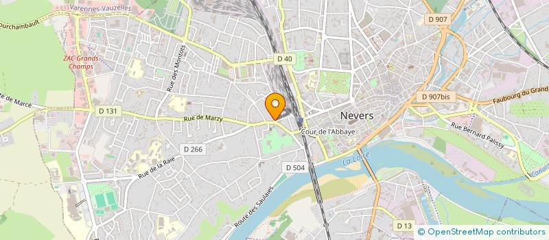 localisation de l'entreprise EVASION SOLEIL AMITIE à NEVERS