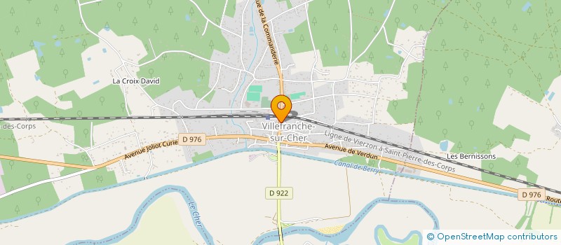 localisation de l'entreprise EVASION SPA  VILLEFRANCHE-SUR-CHER