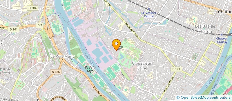 localisation de l'entreprise EVASION TERANGA  LE VESINET