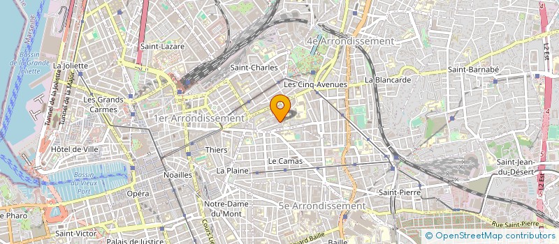 localisation de l'entreprise EVASION TV à MARSEILLE