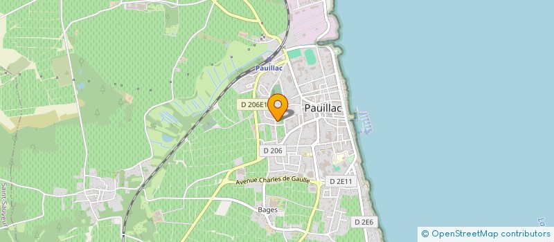 localisation de l'entreprise EVASION VITICOLE à PAUILLAC