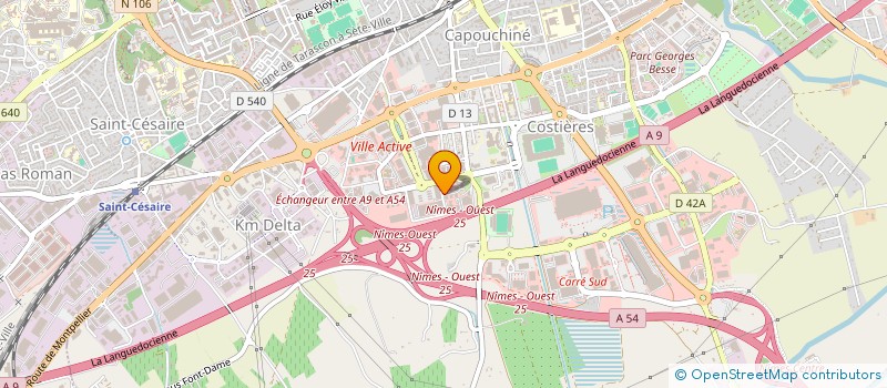 localisation de l'entreprise EVASION WATER  NIMES