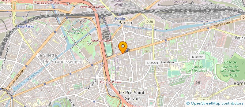 localisation de l'entreprise EVASIONS GOURMANDES à PANTIN