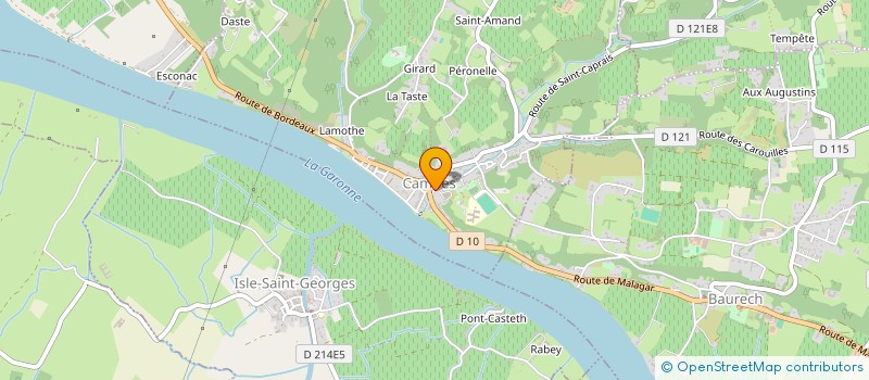 localisation de l'entreprise EVASIONS LYRIQUES ANDRE TARIS  CAMBES