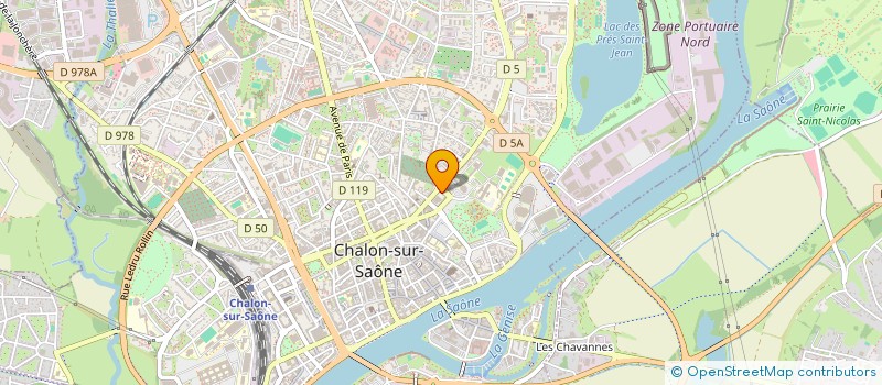 localisation de l'entreprise EVASIONS MUSICALES EN BOURGOGNE ROMANE à CHALON-SUR-SAONE