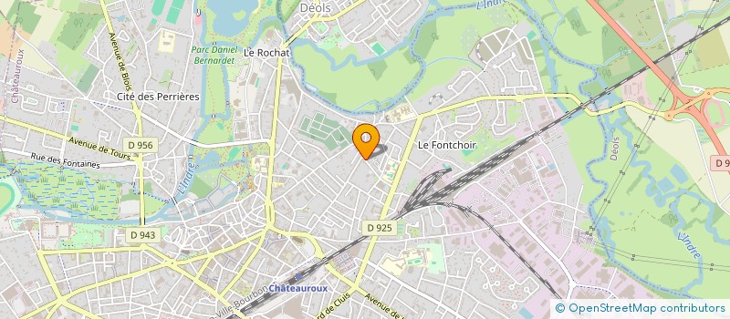 localisation de l'entreprise EVASIONS USA à CHATEAUROUX