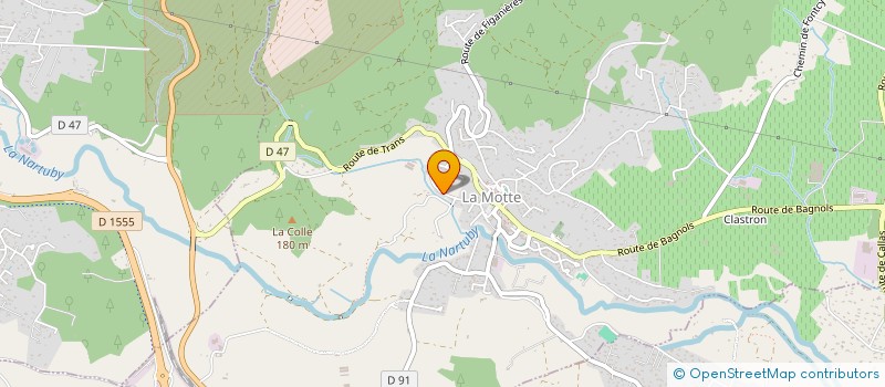 localisation de l'entreprise EVASOFT.FR  LA MOTTE