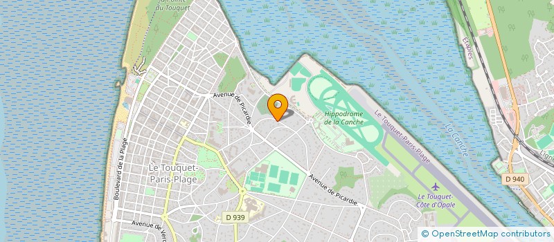 localisation de l'entreprise EVASOM à LE TOUQUET PARIS PLAGE