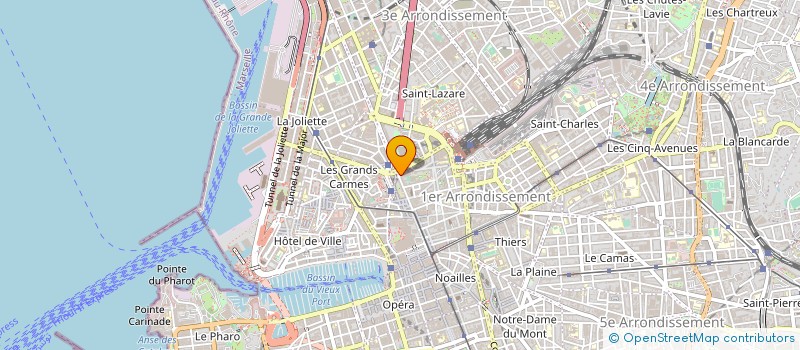 localisation de l'entreprise EVASPORT à MARSEILLE