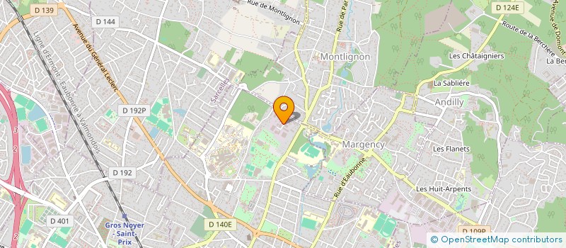 localisation de l'entreprise EVATEL à EAUBONNE