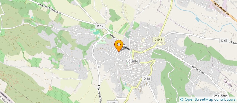 localisation de l'entreprise EVAURA  EGUILLES