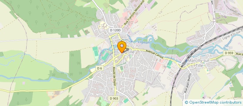 localisation de l'entreprise EVAUTOM  IS-SUR-TILLE