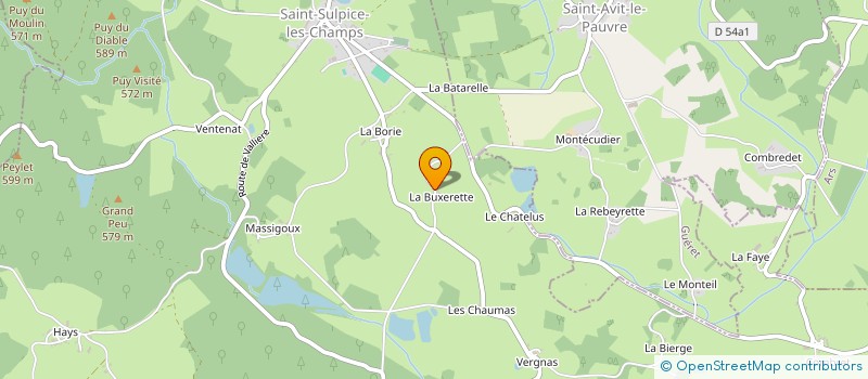 localisation de l'entreprise EVAUX SANTE DEVELOPPEMENT à SAINT-SULPICE-LES-CHAMPS