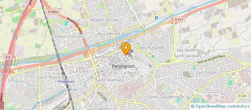 localisation de l'entreprise EVAX  PERPIGNAN