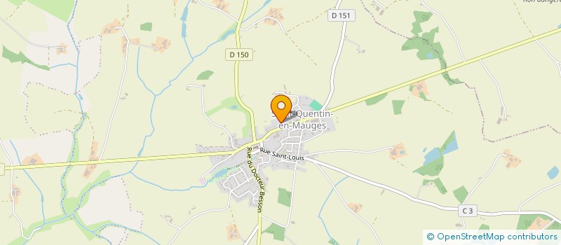 localisation de l'entreprise EVAXE  BEAUPREAU-EN-MAUGES