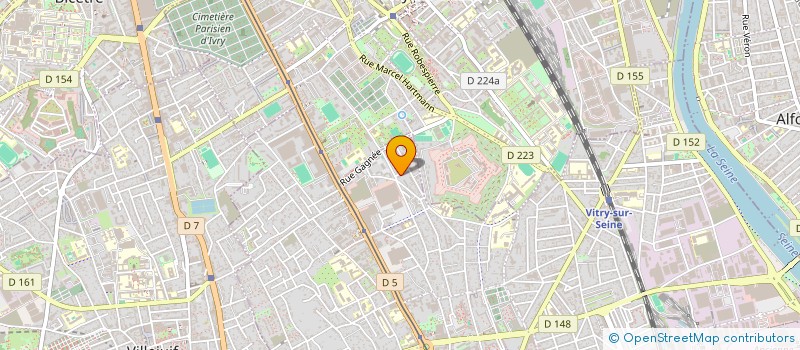 localisation de l'entreprise EVAXUCILS  VITRY-SUR-SEINE