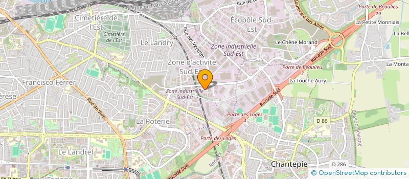 localisation de l'entreprise EVAZEO  RENNES