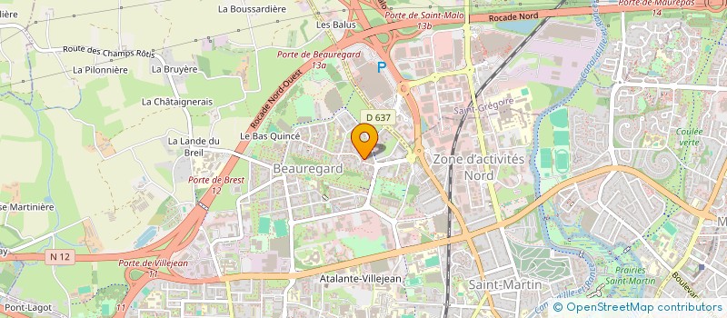 localisation de l'entreprise EVB  RENNES