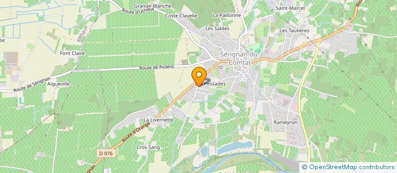 localisation de l'entreprise EVB  LORIOL-DU-COMTAT