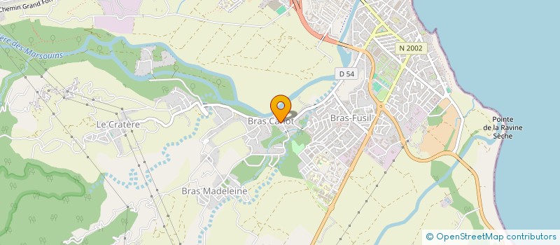 localisation de l'entreprise EVB SERVICES à SAINT-BENOIT