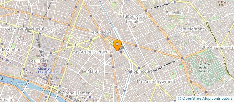 localisation de l'entreprise EVB STUDIO  PARIS