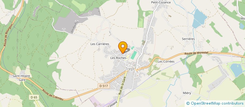 localisation de l'entreprise EVCO SA à TREPT
