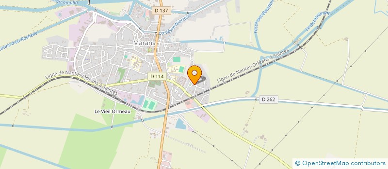 localisation de l'entreprise EVDB  MARANS