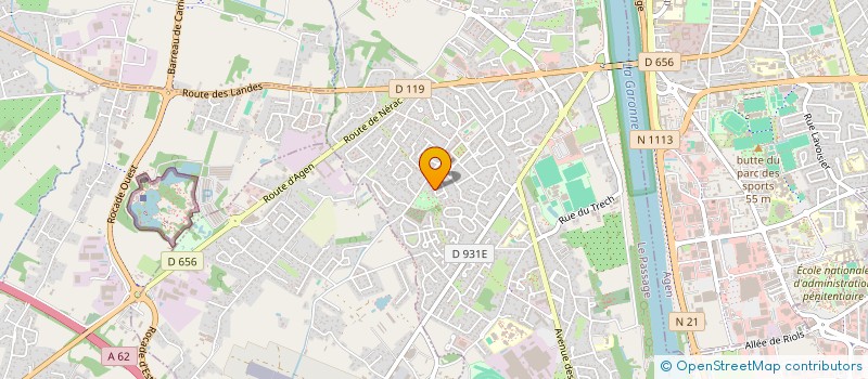 localisation de l'entreprise EVDIM  LE PASSAGE