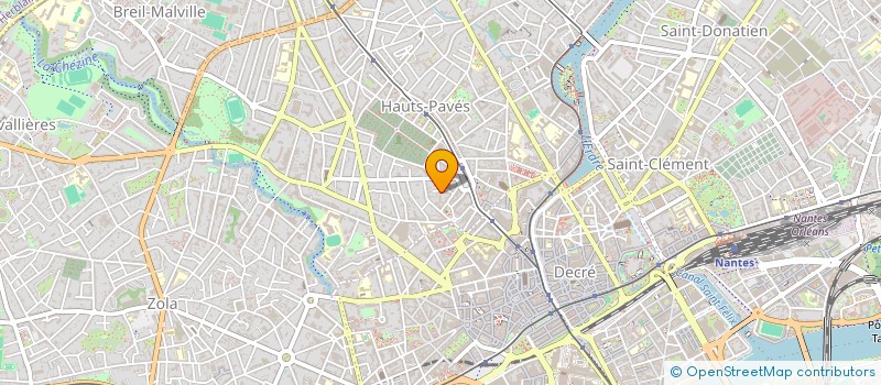 localisation de l'entreprise EVDIRO  NANTES