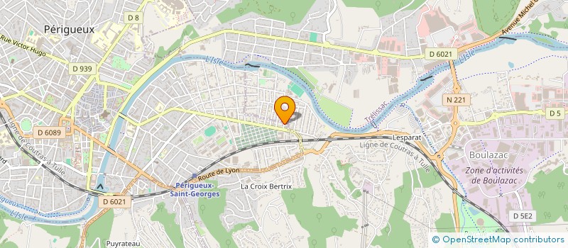 localisation de l'entreprise EVE à PERIGUEUX