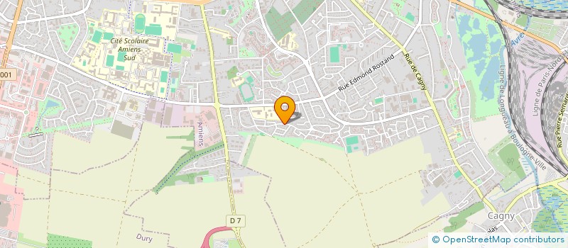 localisation de l'entreprise EVE  AMIENS