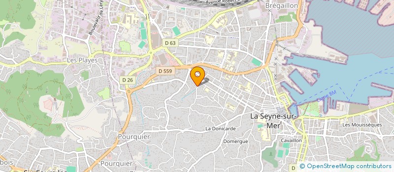 localisation de l'entreprise EVE  LA SEYNE-SUR-MER