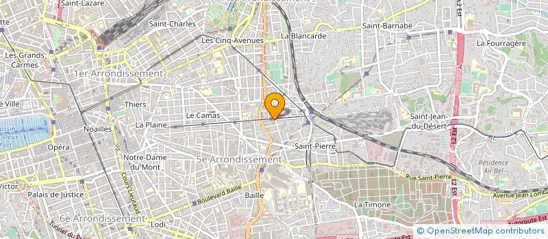 localisation de l'entreprise EVE à MARSEILLE
