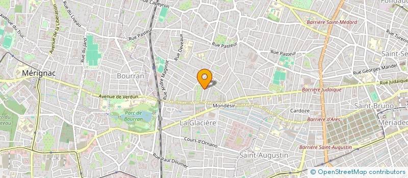 localisation de l'entreprise EVE  BORDEAUX