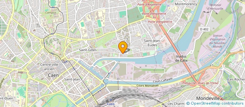 localisation de l'entreprise EVE à CAEN