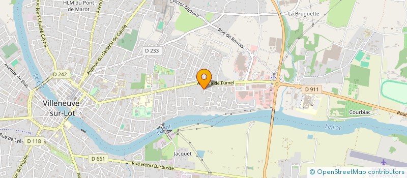 localisation de l'entreprise EVE  VILLENEUVE-SUR-LOT