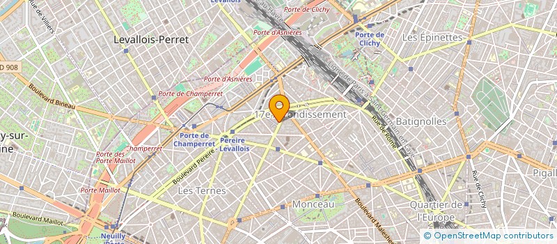 localisation de l'entreprise EVE  PARIS