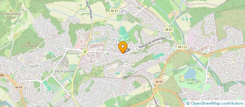 localisation de l'entreprise EVE  JACOU