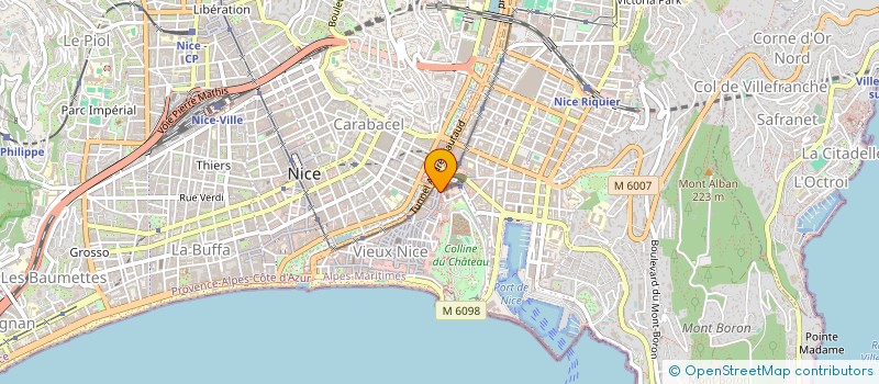 localisation de l'entreprise EVE  NICE