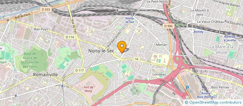 localisation de l'entreprise EVE APP à NOISY-LE-SEC