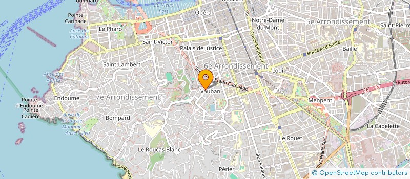 localisation de l'entreprise EVE CO  MARSEILLE