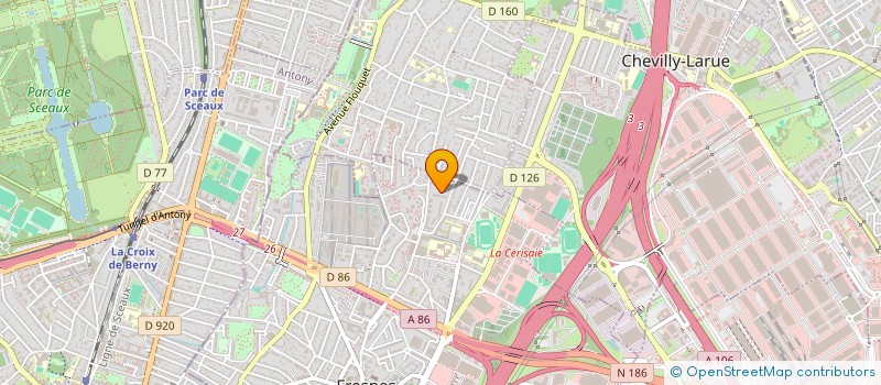 localisation de l'entreprise EVE & COM à FRESNES
