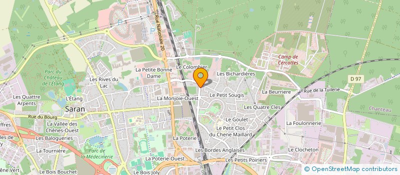 localisation de l'entreprise EVE DES DUNES à SARAN